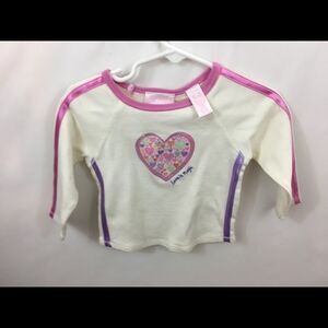 All Mine Infant Girls Top 12 mo long sleeved NWOT